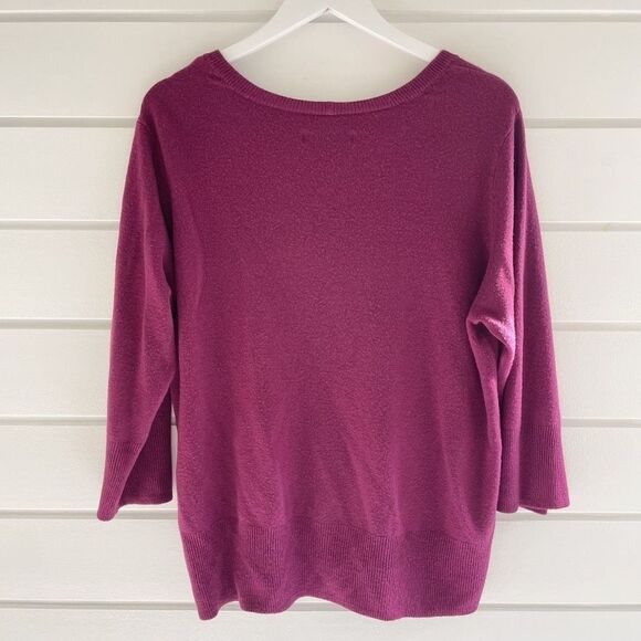 Elisabeth Williams 3/4 Length Sleeve Crew Neck Sweater Size 2X - Picture 2 of 6